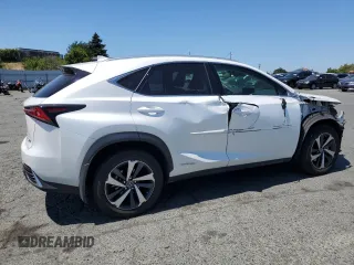 2021 Lexus NX 300h with VIN JTJGJRDZ8M5012895, listed as a Copart auction lot 62593635 with 41,210 mi miles and Salvage title. Bid and sale history available at DreamBid. Image 3.