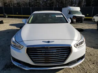 2017 Genesis G90 Premium with VIN KMHG34JA8HU027032, listed as a Copart auction lot 78633003 with 95,950 mi miles and . Bid and sale history available at carsss.com. Image 5.
