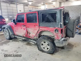 2016 Jeep Wrangler Unlimited Sport RHD with VIN 1C4BJWKG4GL277259, listed as a Copart auction lot 87713635 with 221,120 mi miles and Salvage title. Bid and sale history available at DreamBid. Image 2.
