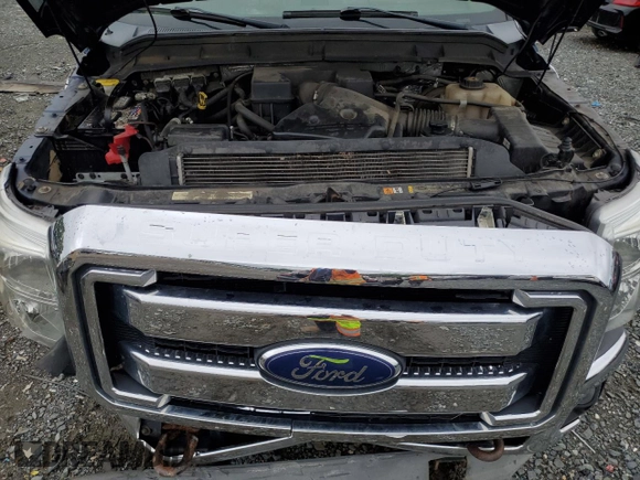 2013 Ford F-350 XL with VIN 1FT8X3B67DEA77863, listed as a Copart auction lot 66240574 with 189,210 mi miles and Salvage title. Bid and sale history available at DreamBid. Image 11.