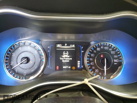 2015 Chrysler 200 Limited with VIN 1C3CCCAB0FN681282, listed as a Copart auction lot 59132615 with 90,577 mi miles and Salvage title. Bid and sale history available at DreamBid. Image 9.