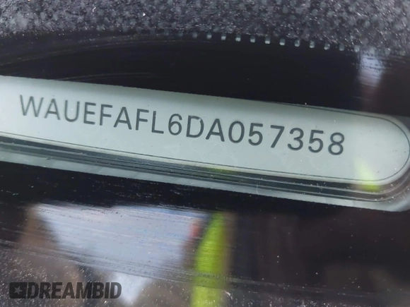 2013 Audi A4 Premium Plus z VIN WAUEFAFL6DA057358, wystawiony jako IAAI lot #40967023 z przebiegiem 154 509 mil mil oraz . Historia ofert i sprzedaży dostępna na DreamBid. Obrazek 9.
