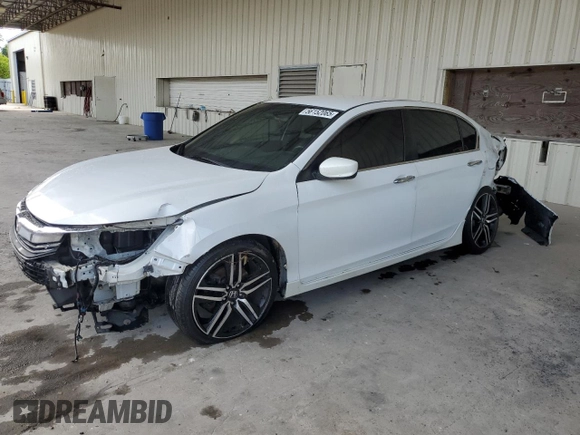 2016 Honda Accord Sport with VIN 1HGCR2F53GA059261, listed as a Copart auction lot 56152065 with 207,532 mi miles and Salvage title. Bid and sale history available at DreamBid. Image 1.