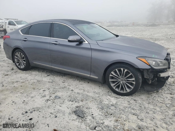 2016 Hyundai Genesis 3.8L with VIN KMHGN4JE6GU106291, listed as a Copart auction lot 48490425 with 136,564 mi miles and Salvage Title. Bid and sale history available at carsss.com. Image 4.