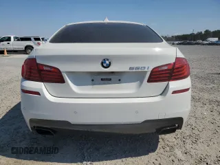 2016 BMW 5 Series 550i with VIN WBAKN9C59GD963159, listed as a Copart auction lot 50718175 with 113,715 mi miles and Salvage title. Bid and sale history available at DreamBid. Image 6.