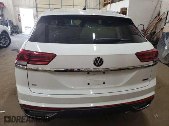 2021 Volkswagen Atlas SE with VIN 1V2LC2CA0MC241659, listed as a Copart auction lot 51997185 with 43,002 mi miles and Salvage title. Bid and sale history available at DreamBid. Image 6.