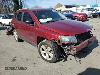 2016 Jeep Compass Sport with VIN 1C4NJDBB2GD663405, listed as a Copart auction lot 46676575 with Not provided miles and Salvage title. Bid and sale history available at DreamBid. Image 4.