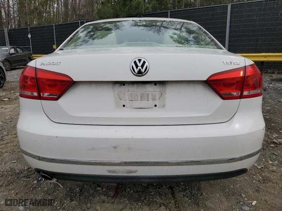 2015 Volkswagen Passat 1.8T Sport with VIN 1VWBT7A37FC006979, listed as a Copart auction lot 51417265 with 65,314 mi miles and Salvage Title. Bid and sale history available at carsss.com. Image 6.