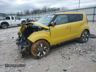 2014 Kia Soul + with VIN KNDJX3A54E7081885, listed as a Copart auction lot 50309075 with 129,622 mi miles and Salvage Title. Bid and sale history available at DreamBid. Image 1.