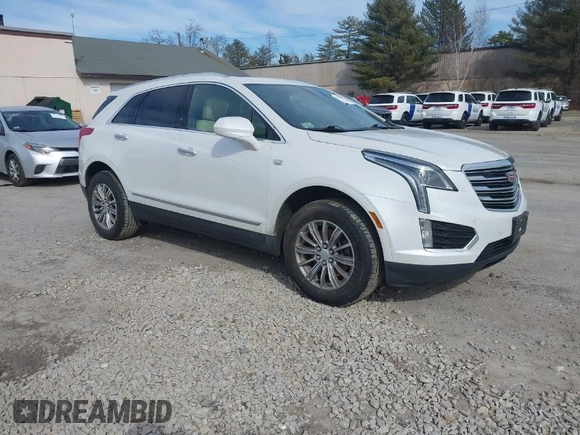 2017 Cadillac XT5 Luxury AWD with VIN 1GYKNDRS0HZ238373, listed as a IAAI auction lot 41743857 with 85,702 mi miles. Bid and sale history available at carsss.com. Image 1.