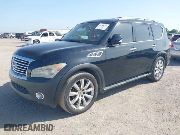 2014 Infiniti QX80 with VIN JN8AZ2NF2E9555610, listed as a IAAI auction lot 42765210 with 215,717 mi miles and . Bid and sale history available at DreamBid. Image 17.