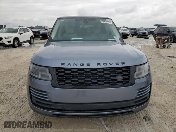 2018 Land Rover Range Rover z VIN SALGS5RE8JA507544, wystawiony jako Copart lot #48494155 z przebiegiem 96 628 mil mil oraz Czysty tytuł • Clean title. Historia ofert i sprzedaży dostępna na DreamBid. Obrazek 5.
