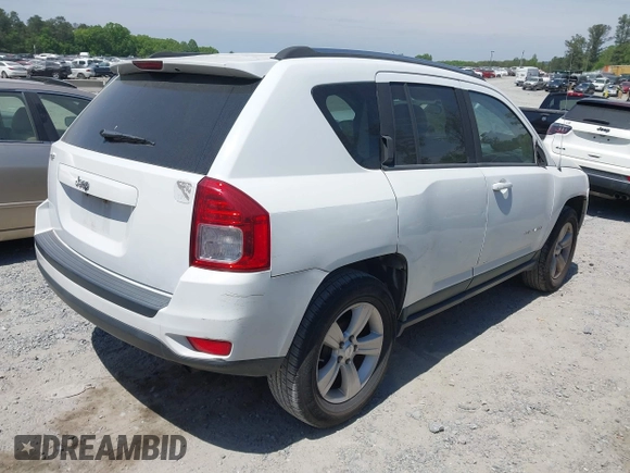 2012 Jeep Compass Sport with VIN 1C4NJCBB3CD503683, listed as a IAAI auction lot 42074897 with 154,933 mi miles. Bid and sale history available at carsss.com. Image 4.