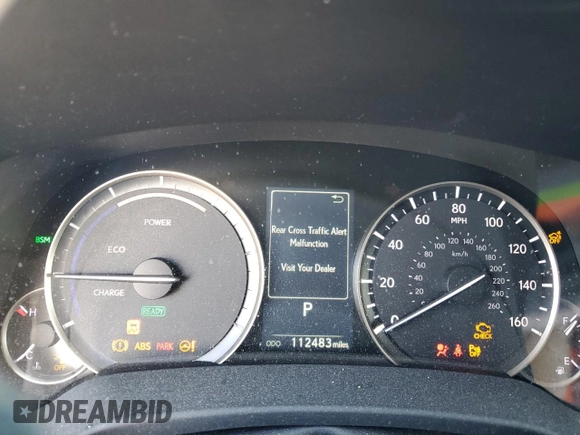 2020 Lexus RX with VIN 2T2HGMDA4LC044999, listed as a Copart auction lot 48300015 with 112,483 mi miles and Salvage Title. Bid and sale history available at carsss.com. Image 9.