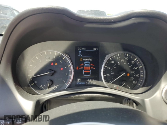 2023 Infiniti Q50 Red Sport 400 with VIN JN1FV7DP8PM570247, listed as a Copart auction lot 51143775 with 8,919 mi miles and Clean Title. Bid and sale history available at DreamBid. Image 9.
