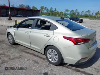 2018 Hyundai Accent SE with VIN 3KPC24A36JE033486, listed as a IAAI auction lot 41995147 with 75,599 mi miles. Bid and sale history available at carsss.com. Image 3.