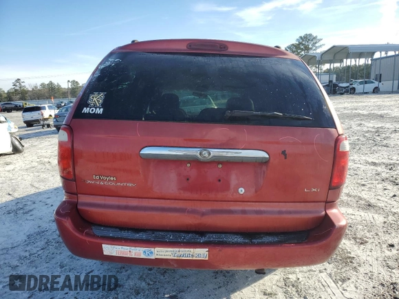 2002 Chrysler Town & Country LXi with VIN 2C4GP54L42R798247, listed as a Copart auction lot 45468355 with 234,460 mi miles and Salvage Title. Bid and sale history available at carsss.com. Image 6.