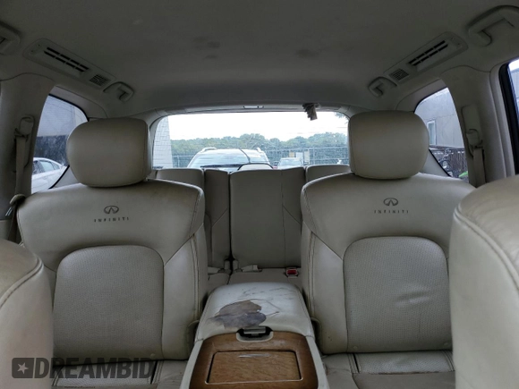 2013 Infiniti QX56 with VIN JN8AZ2NE9D9042487, listed as a Copart auction lot 68790494 with 160,732 mi miles and Salvage Title. Bid and sale history available at carsss.com. Image 10.