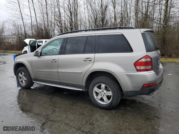 2007 Mercedes-Benz GL-Class with VIN 4JGBF22E67A290272, listed as a Copart auction lot 43934555 with 219,329 mi miles and Salvage Title. Bid and sale history available at carsss.com. Image 2.