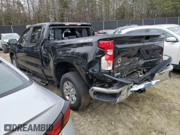 2021 Chevrolet Silverado 1500 LT z VIN 1GCUYDET1MZ201475, wystawiony jako Copart lot #44778935 z przebiegiem 55 109 mil mil oraz Szkoda całkowita • Salvage title. Historia ofert i sprzedaży dostępna na DreamBid. Obrazek 2.