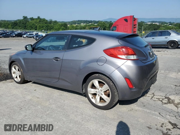 2014 Hyundai Veloster RE:FLEX with VIN KMHTC6AD3EU184418, listed as a Copart auction lot 62078875 with 95,430 mi miles and Clean title. Bid and sale history available at DreamBid. Image 2.