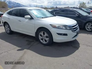 2010 Honda Crosstour EX-L z VIN 5J6TF2H58AL016660, wystawiony jako IAAI lot #41922866 z przebiegiem 130 808 mil mil oraz . Historia ofert i sprzedaży dostępna na DreamBid. Obrazek 1.