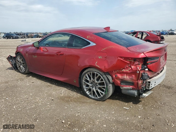 2020 Lexus RC with VIN JTHDZ5BC5L5022433, listed as a Copart auction lot 47471675 with 89,676 mi miles and Salvage Title. Bid and sale history available at carsss.com. Image 2.