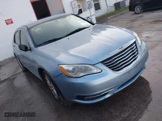 2014 Chrysler 200 LX with VIN 1C3CCBAB3EN168231, listed as a IAAI auction lot 41852673 with 158,340 mi miles. Bid and sale history available at carsss.com. Image 1.