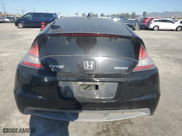 2012 Honda CR-Z EX with VIN JHMZF1D62CS001135, listed as a Copart auction lot 46236445 with 154,288 mi miles and Salvage Title. Bid and sale history available at carsss.com. Image 6.
