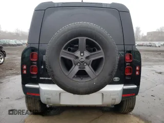 2022 Land Rover Defender S with VIN SALEJ7RX9N2087686, listed as a Copart auction lot 48174655 with 61,484 mi miles and Salvage title. Bid and sale history available at DreamBid. Image 6.