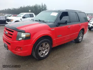 2008 Ford Expedition Limited with VIN 1FMFU20508LA36640, listed as a IAAI auction lot 41873154 with 185,826 mi miles. Bid and sale history available at carsss.com. Image 2.