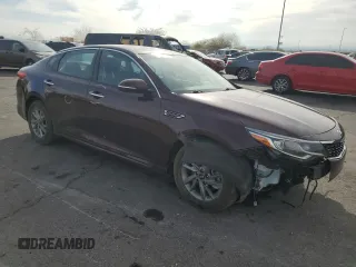2019 Kia Optima LX with VIN 5XXGT4L31KG282038, listed as a Copart auction lot 45764855 with 53,126 mi miles and Salvage Title. Bid and sale history available at carsss.com. Image 4.