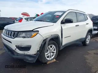 2017 Jeep Compass Sport z VIN 3C4NJDAB1HT642199, wystawiony jako IAAI lot #41237141 z przebiegiem 85 650 mil mil oraz . Historia ofert i sprzedaży dostępna na DreamBid. Obrazek 6.