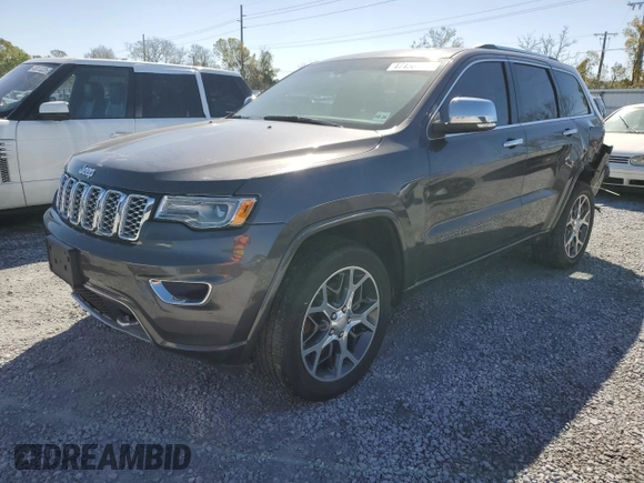 2021 Jeep Grand Cherokee Overland с VIN 1C4RJFCG0MC728129, выставлен на аукционе Copart как лот 47450465 с пробегом 28 287 миль миль и Списание • Salvage title. История ставок и продаж доступна на DreamBid. Изображение 1.