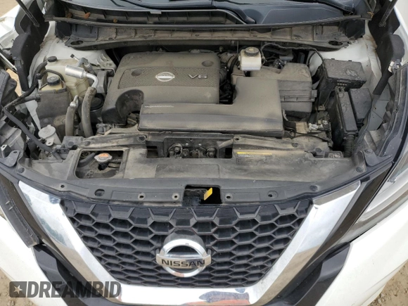 2019 Nissan Murano SL with VIN 5N1AZ2MJ4KN105716, listed as a Copart auction lot 57346055 with 73,445 mi miles and Salvage title. Bid and sale history available at DreamBid. Image 12.