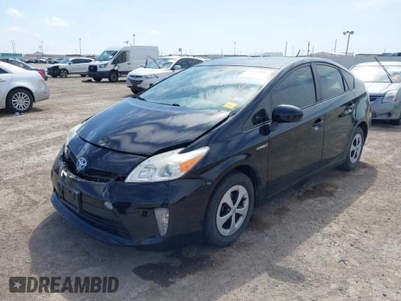 2013 Toyota Prius One with VIN JTDKN3DU6D1729564, listed as a IAAI auction lot 41787817 with 130,153 mi miles. Bid and sale history available at carsss.com. Image 2.
