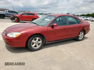 2002 Ford Taurus SE Standard with VIN 1FAFP53U72A153902, listed as a Copart auction lot 58598025 with 193,813 mi miles and Salvage title. Bid and sale history available at DreamBid. Image 1.