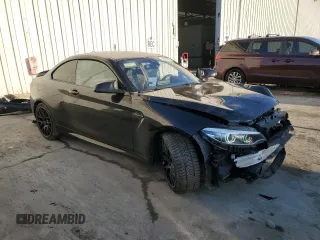 2021 BMW M2 Competition with VIN WBS2U7C05M7G52820, listed as a Copart auction lot 42303655 with 46,403 mi miles and Salvage Title. Bid and sale history available at carsss.com. Image 4.