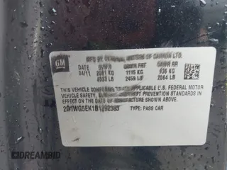 2011 Chevrolet Impala LT Fleet with VIN 2G1WG5EK1B1292383, listed as a IAAI auction lot 42534325 with 221,651 mi miles and . Bid and sale history available at DreamBid. Image 9.