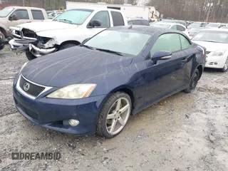 2011 Lexus IS 250 C with VIN JTHFF2C25B2519424, listed as a IAAI auction lot 41523202 with 216,624 mi miles and . Bid and sale history available at DreamBid. Image 17.