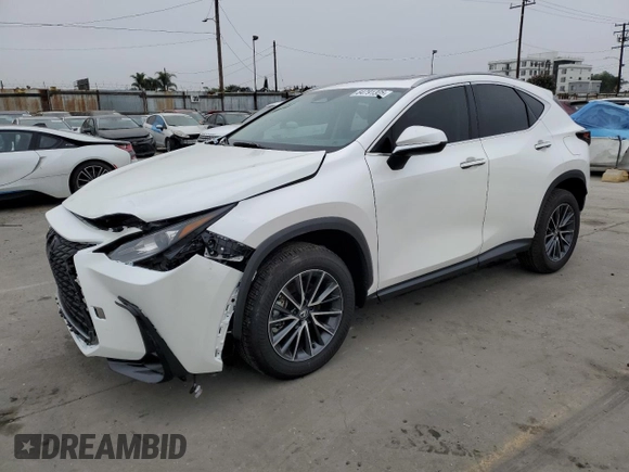 2025 Lexus NX 250 Premium z VIN 2T2GDCAZ0SC017127, wystawiony jako Copart lot #64791325 z przebiegiem 9 735 mil mil oraz Szkoda całkowita • Salvage title. Historia ofert i sprzedaży dostępna na DreamBid. Obrazek 1.