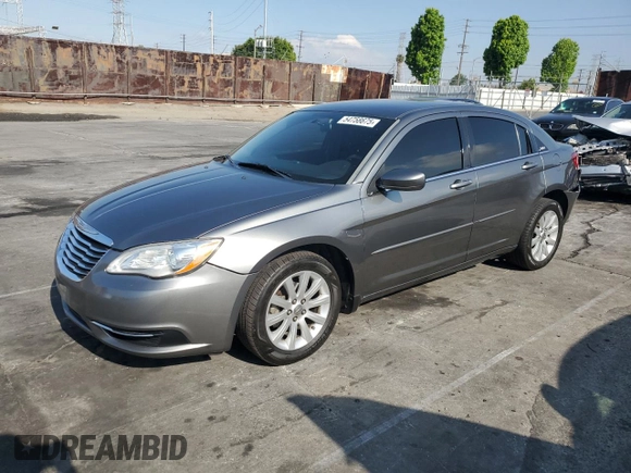 2012 Chrysler 200 Touring with VIN 1C3CCBBBXCN197107, listed as a Copart auction lot 54758675 with 261,819 mi miles and Salvage Title. Bid and sale history available at DreamBid. Image 1.