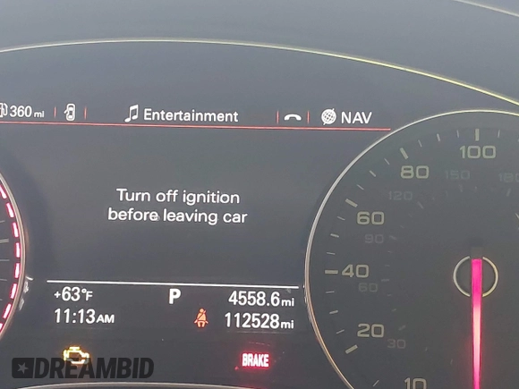 2014 Audi A6 Premium Plus with VIN WAUGFAFC1EN164580, listed as a IAAI auction lot 42220550 with 112,528 mi miles and . Bid and sale history available at DreamBid. Image 7.