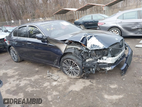2018 BMW 5 Series 530e with VIN WBAJA9C51JB252601, listed as a IAAI auction lot 41491422 with 35,148 mi miles and . Bid and sale history available at DreamBid. Image 1.