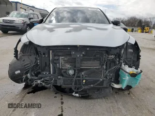 2017 Infiniti Q50 Red Sport 400 with VIN JN1FV7AP3HM850700, listed as a Copart auction lot 49844005 with 58,257 mi miles and Salvage title. Bid and sale history available at DreamBid. Image 5.