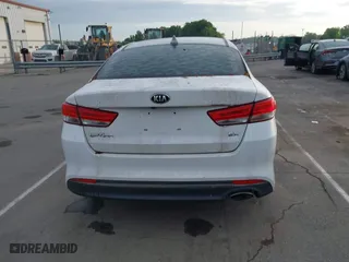 2016 Kia Optima EX with VIN 5XXGU4L38GG008436, listed as a IAAI auction lot 42094498 with 134,781 mi miles. Bid and sale history available at carsss.com. Image 16.