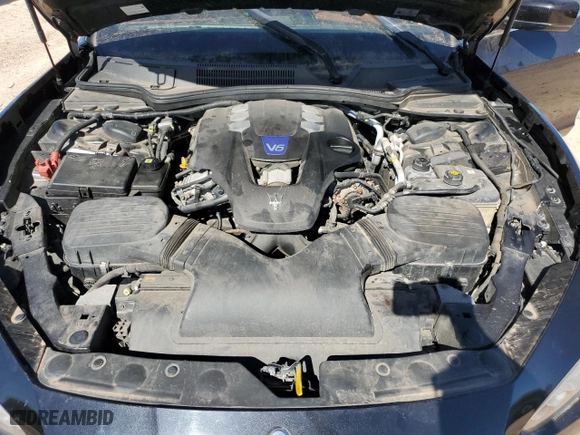 2014 Maserati Ghibli S Q4 with VIN ZAM57RTA0E1113714, listed as a Copart auction lot 46475925 with 0 mi miles and Salvage Title. Bid and sale history available at carsss.com. Image 11.
