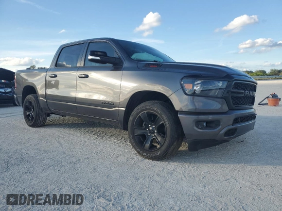 2022 Ram 1500 Lone Star with VIN 1C6RREFM0NN276944, listed as a Copart auction lot 86321034 with 26,828 mi miles and Non repairable. Bid and sale history available at DreamBid. Image 4.