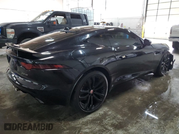 2019 Jaguar F-Type with VIN SAJDD1EV0KCK61549, listed as a Copart auction lot 84663574 with 52,596 mi miles and Non Repairable. Bid and sale history available at DreamBid. Image 3.