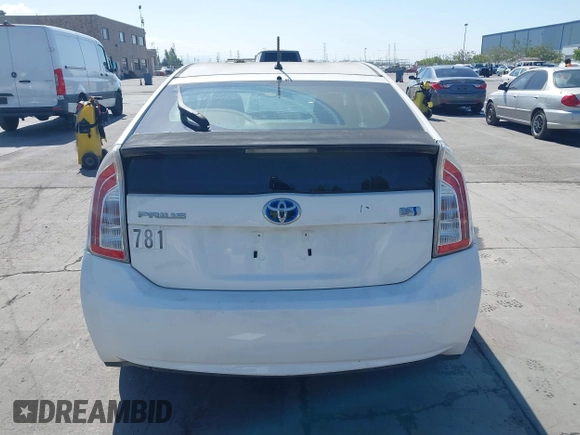 2012 Toyota Prius One with VIN JTDKN3DU8C5456635, listed as a IAAI auction lot 42147936 with 22,834 mi miles and . Bid and sale history available at DreamBid. Image 16.